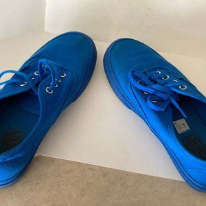Vans Womens Shoes Size 6 Off The Wall Classic All Blue Skate Sneakers 721356